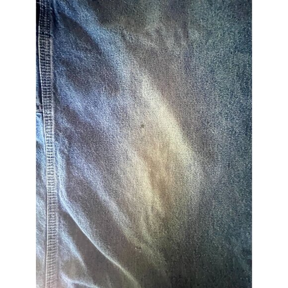 Carhartt Mens Blue Denim Work Jeans Size 38x30 Slight (paint) Stains Distress - Picture 4 of 12